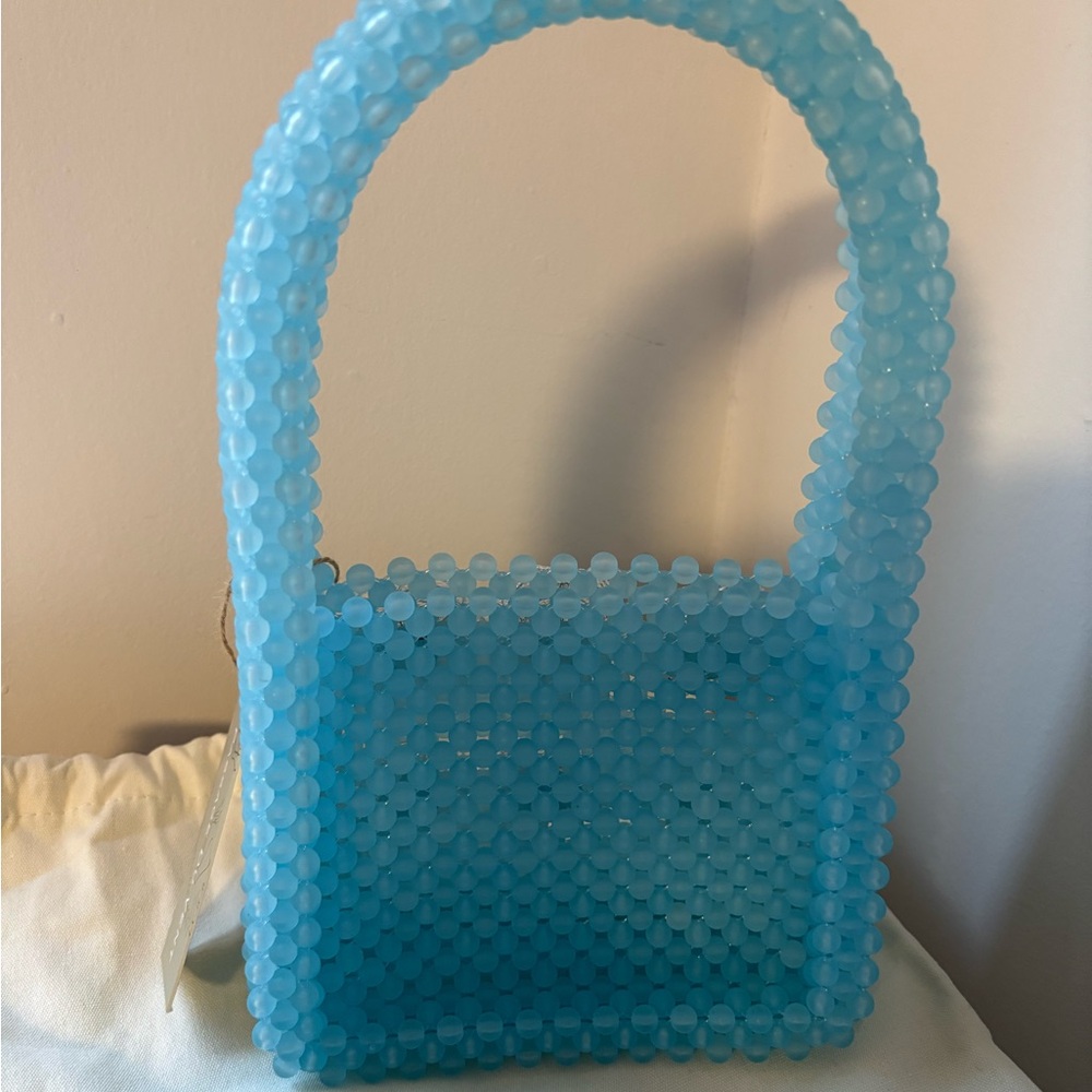 New Passage du vent Beaded Floral Clutch - Picture 6 of 9